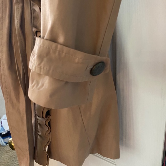 Anthropologie elevenses side zipper women’s trench coat - Picture 4 of 5